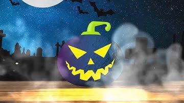 Pumpkin Halloween Animation  in Cinema 4D - TUTORIAL C4D  PART 1