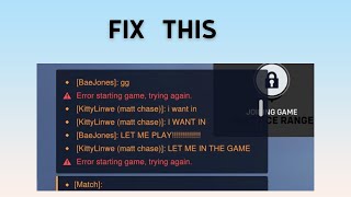 How to Fix 'Error Starting game, Trying again' in Overwatch 2