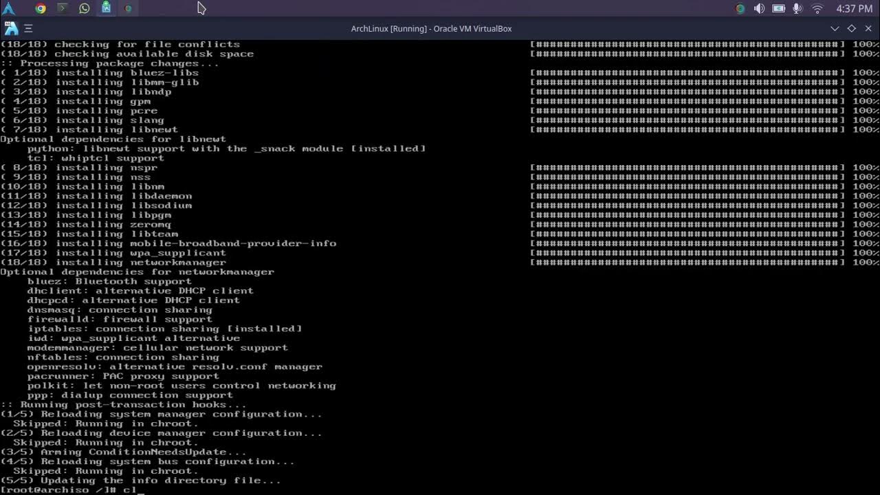 Instalare ArchLinux + KDE basic tutorial YouTube