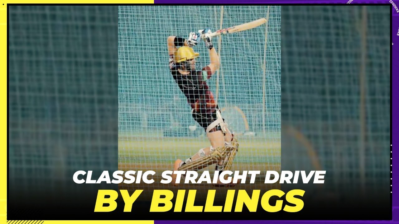 Amazing Straight Drive from Sam Billings | Knights In Action | KKR IPL 2022