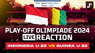 🔴INDONESIA U23 VS GUINEA U23 - PLAYOFF OLIMPIADE PARIS 2024 - LIVE REACTION screenshot 1