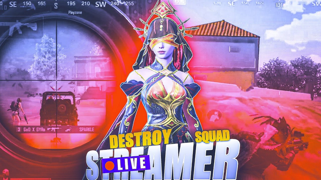 GYRO VS °LIVE STREAMER SQUAD 🚨!! HIGH TIER CLUTCHES | BGMI - YouTube