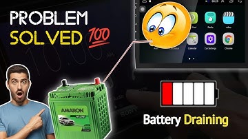 How to Stop Draining Your Car Battery by car infotainment system  #androidstereo #carbattery