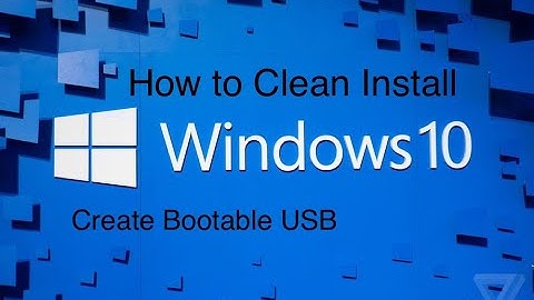 How to Clean Install Windows 10 from Windows XP,Vista,7,8