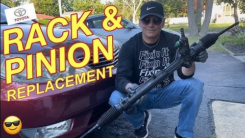 TOYOTA CAMRY RACK & PINION REPLACEMENT - How to Replace a Toyota Rack and Pinion and Save $1000!!!
