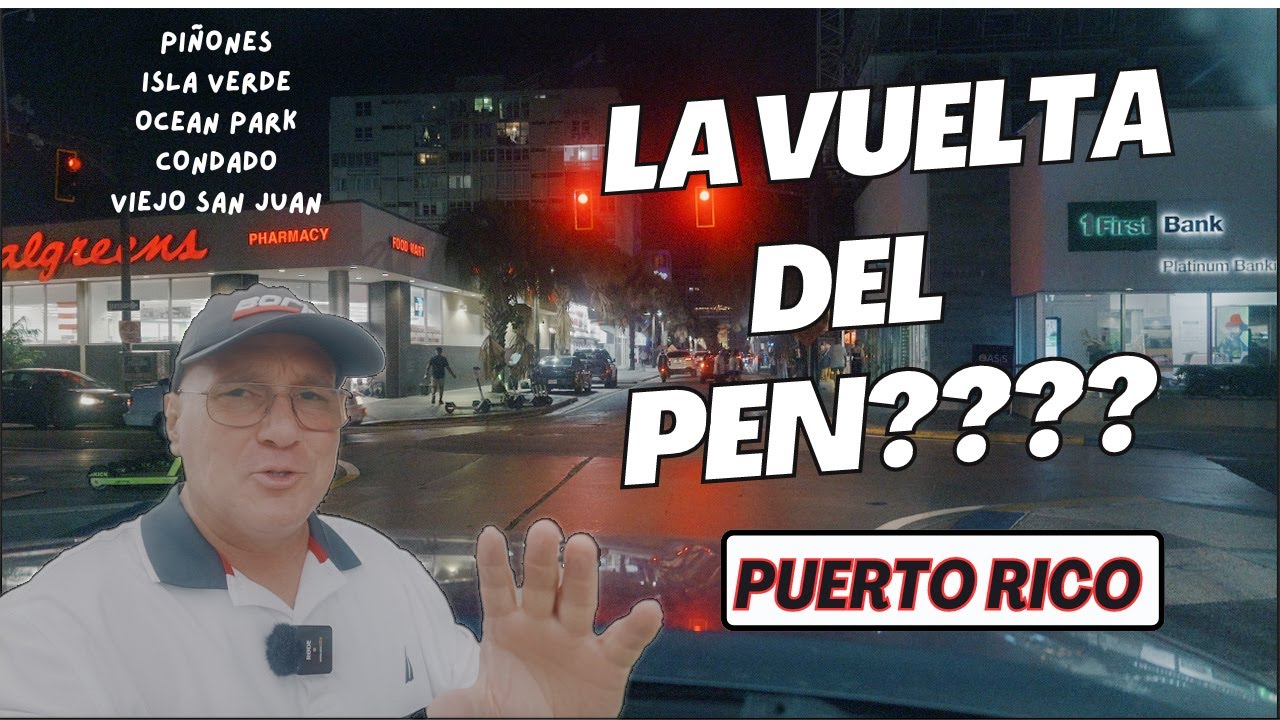 La ruta Nocturna (en carro) más popular del área Metropolitana de Puerto Rico  4K