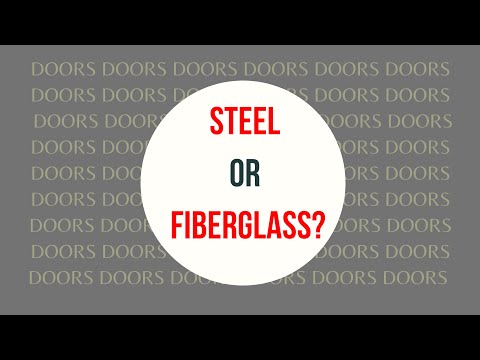 Video: Er glassfiberdører dyrere enn stål?