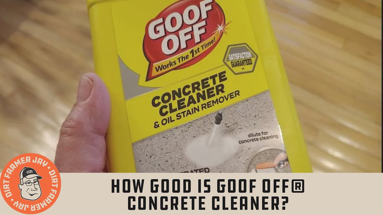 Goof Off 32 oz. Concrete Cleaner and Oil Stain Remover FG820 - The Home  Depot