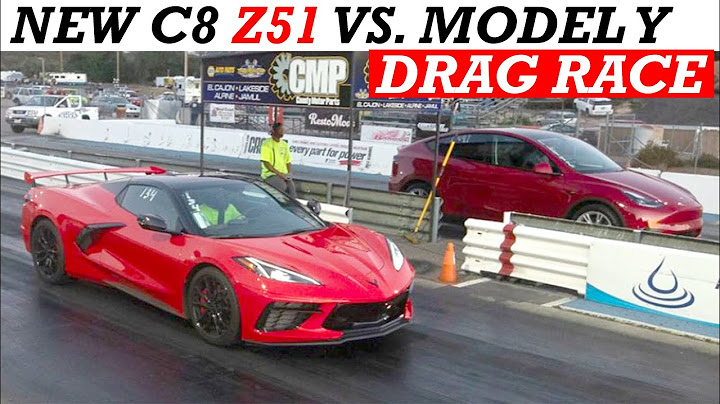 New 2023 Tesla Model Y Performance vs. 2023 Corvette Z51