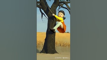 Squid Game | Hee is Climbing the Tree | Ai Mentality #squidgame #squidgame2 #climb #climbing #funny