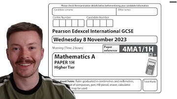 IGCSE Edexcel 2023 Nov 1H | #maths | #igcse | #pastpapers | #walkthrough