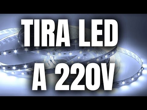 Video: Conexión de una tira LED a una red de 220V: diagrama y descripción