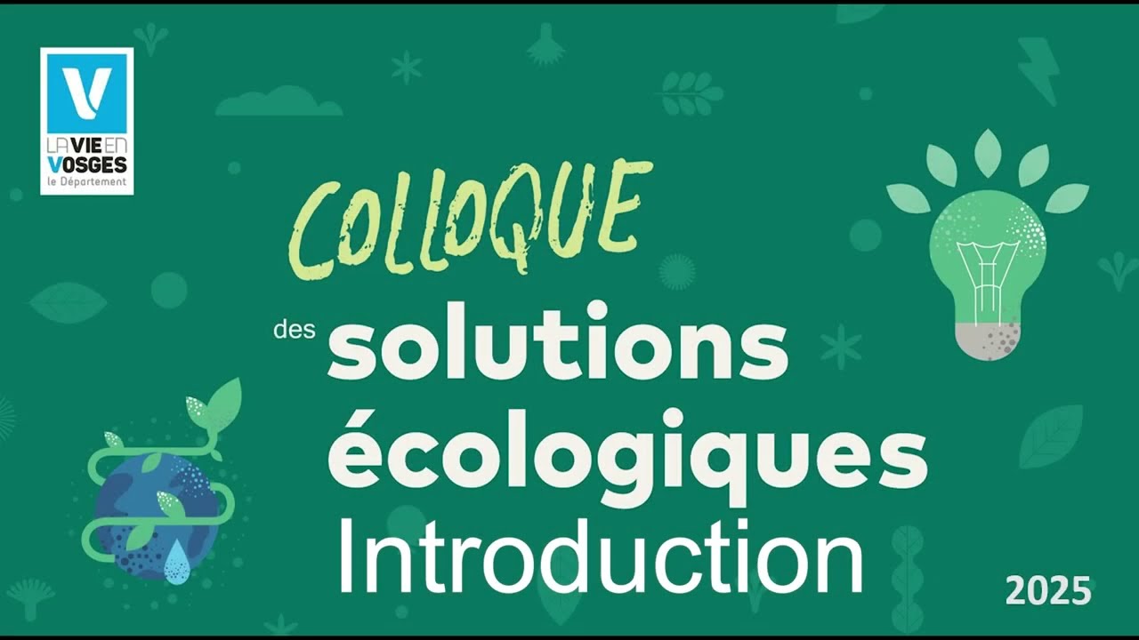3ème Colloque des Solutions Écologiques : Introduction