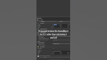 I LOVE this UNITY calculation trick in the inspector!