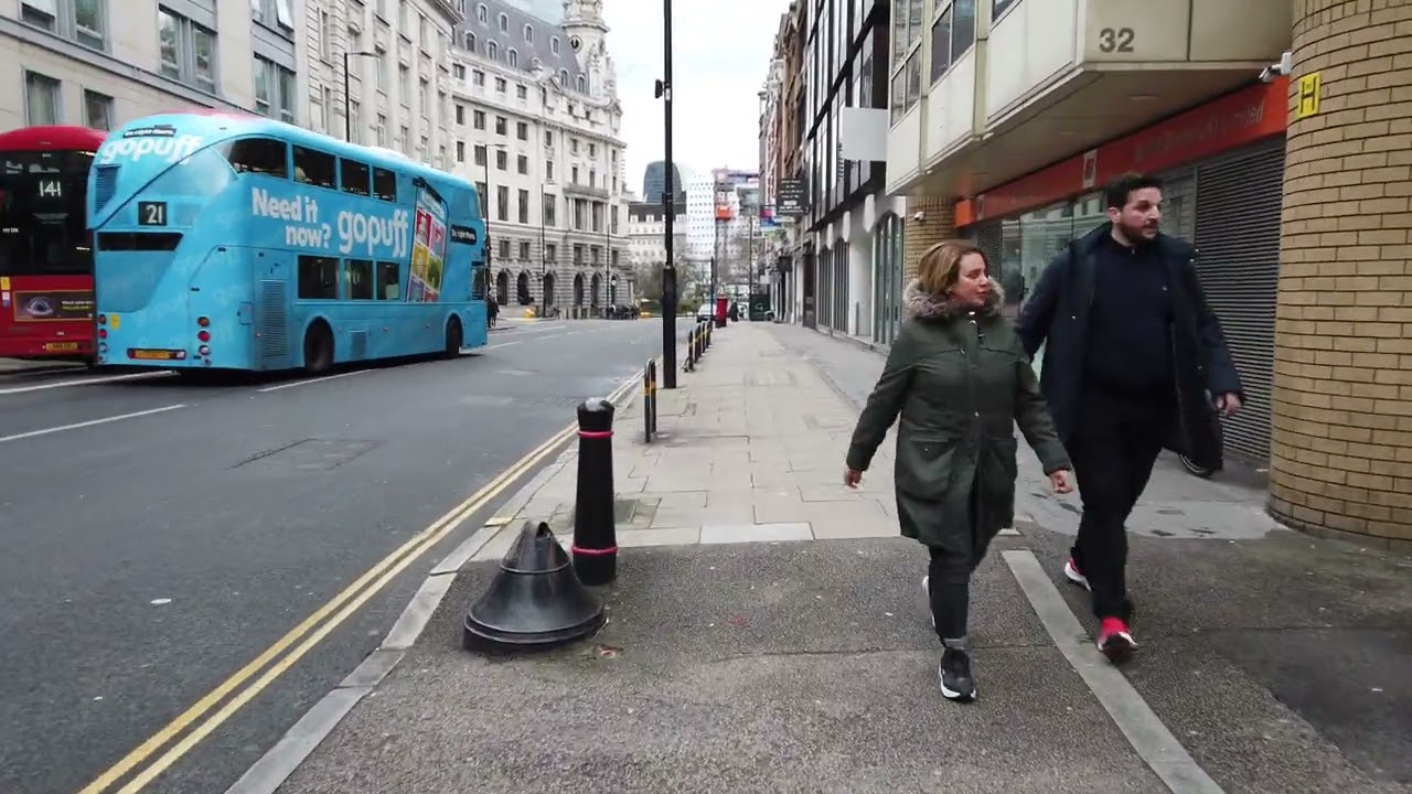 Old Street Station to Moorgate | London Walk [4K HDR]