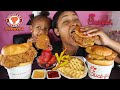 HURRICANE DORIAN HEADING OUR WAY + CHICK FIL A VS POPEYES CHICKEN SANDWICH MUKBANG 먹방 | QUEEN BEAST