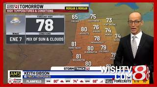 6 p.m. May 28, 2026, weather forecast with Keith Gibson