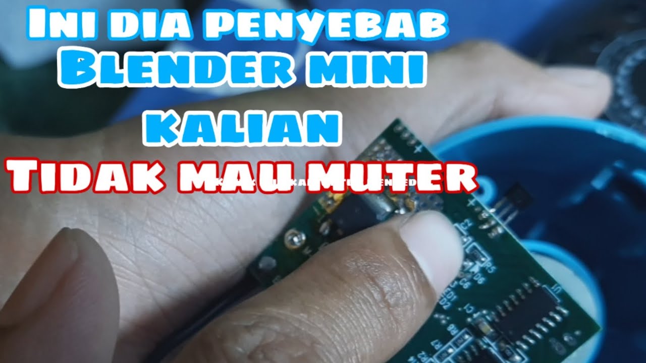 cara memperbaiki blender mini portabel usb