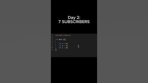 DAY 2 SEVEN SUBSCRIBERS THREE LINES IN C#computerscienceeducation #education #coders #computer #code