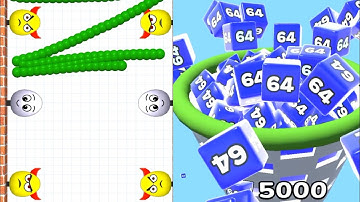 Draw To Smash Vs Jelly Run 2048| All Levels| Android & Ios game| New Update