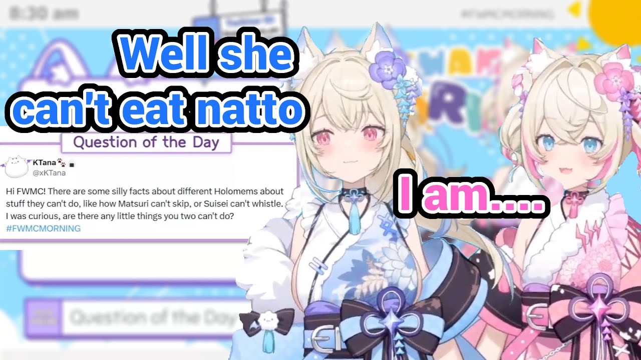 Fuwamoco Give a List of What They Can't Do.....