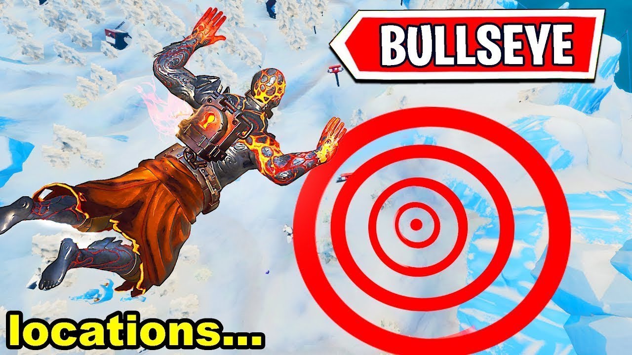 Fortnite Land On Different Bullseyes