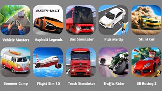 Stunt Car Extreme,Vehicle Masters,Asphalt Legends,Bus Simulator Ultimate,Flight Sim 3D,Traffic Rider screenshot 3