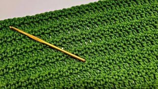 How To Crochet An EASY Stitch For Blankets and Scarfs  Meadow Stitch