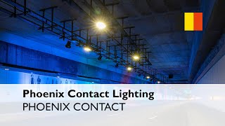 Phoenix Contact Lighting – Annie Cordy Tunnel, Brussels Belgium