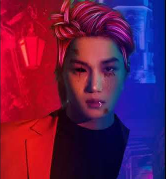 KAI NEON EDIT #kai #exo #exo_l #ibispaintx #kpopsmudgeedit