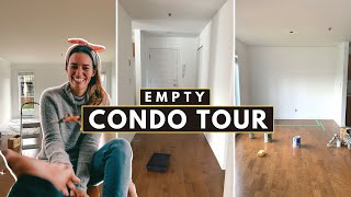 EMPTY CONDO TOUR | We bought our first home!