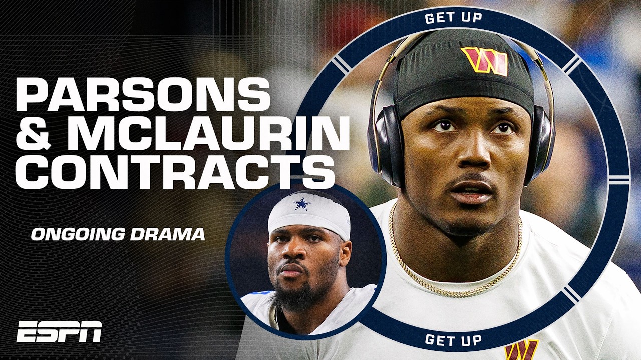 TRENDING UP & DOWN 📈📉 OPTIMISTIC for Micah Parsons, but WORRIED for Terry McLaurin? 👀 | Get Up TRENDING UP & DOWN 📈📉 OPTIMISTIC for Micah Parsons, but WORRIED for Terry McLaurin? 👀 | Get Up