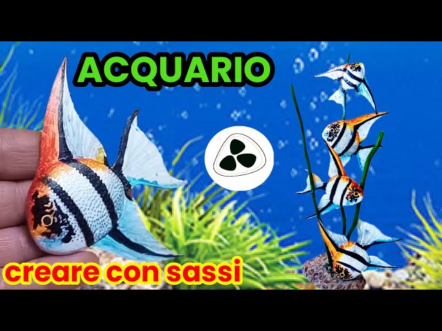 Sassi dipinti: Realizza il tuo acquario dipingendo sassi! 