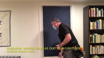 Overview- Hunter Douglas Duette  With Lightlock