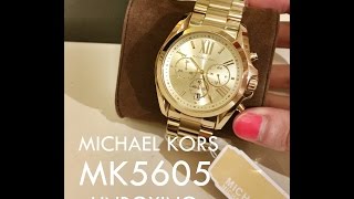 Michael Kors mk5605 Watch Unboxing HD 