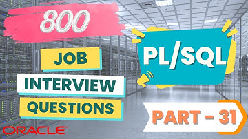 Oracle PL/SQL Interview Question & Answer (Part - 31) | Essential Tips and Tricks