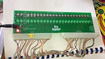 Gottlieb System 1 MPU/Driver Board Interconnect Harness Tester