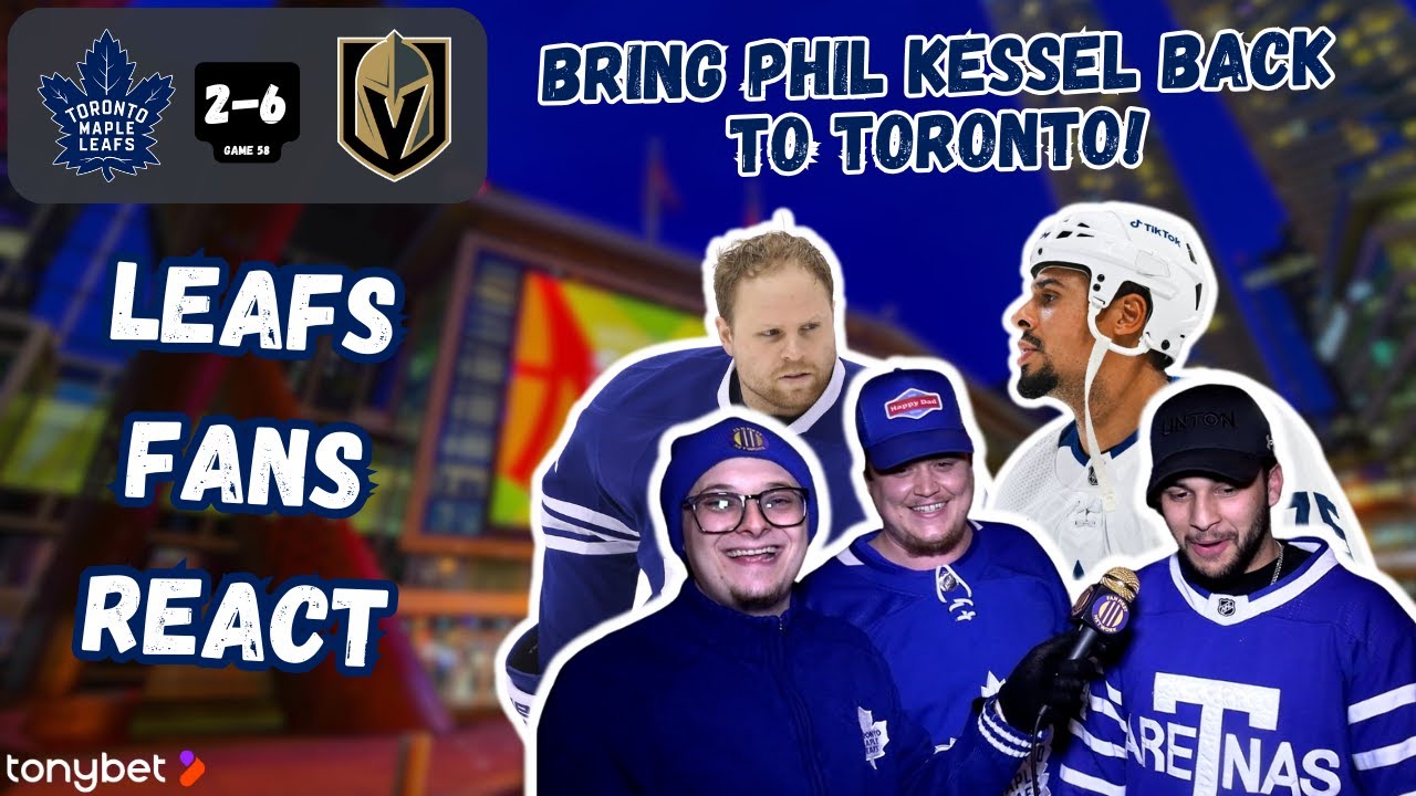 Toronto's Luck Runs Out vs Vegas | Leafs Fans React (TOR 2-6 VGK)