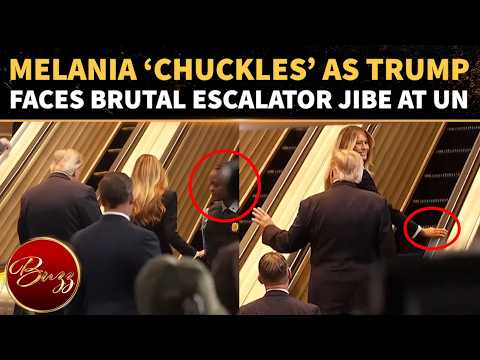 KARMA BITES TRUMP? Press Pack Trolls POTUS With Brutal Escalator Dig At UN | WATCH VIDEO