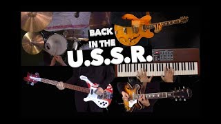 Video thumbnail of "Back in the U.S.S.R - Guitars, Drums, Basses and Piano Cover - Instrumental"