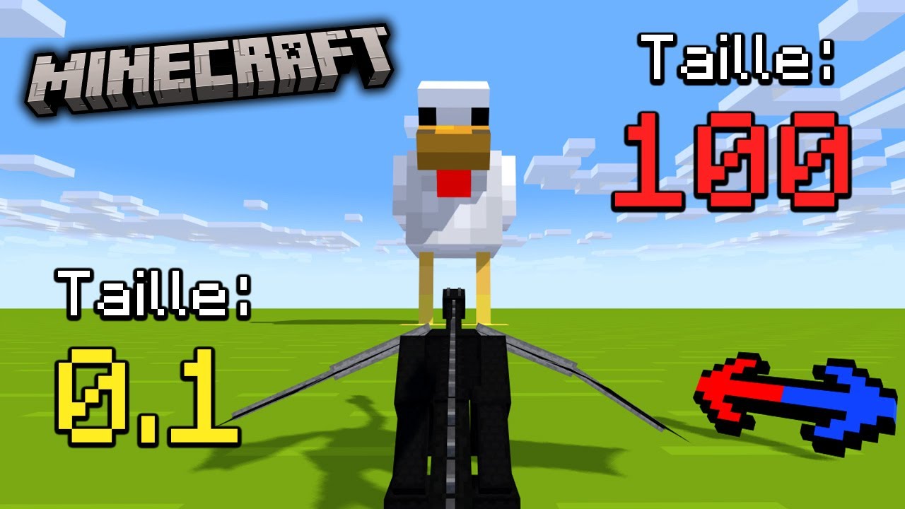 comment changer la taille des monstres avec des... COMMENT CHANGER LA TAILLE DES JOUEURS ET DES MOBS SUR MINECRAFT ! (PS4 ...