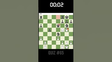 Mate in 3 🔥👀 Chess Quiz number 65 #chess