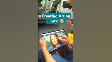 Creating Art 🎨 on Linux 🐧 feat. TUXEDO InfinityFlex 14 - Gen1 💻 #linux #convertible #touchscreen