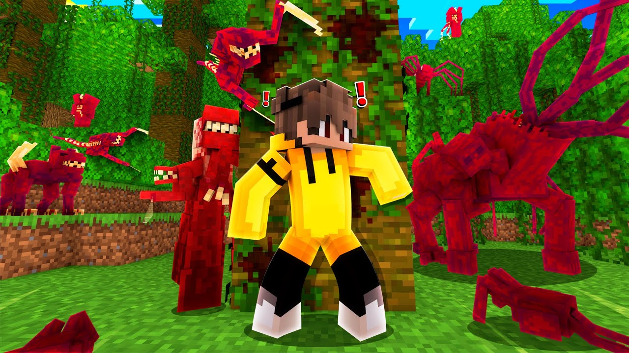 Ich Überlebe eine ALIEN INFEKTION in Minecraft...