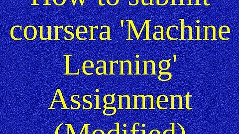 0. How to submit  coursera 