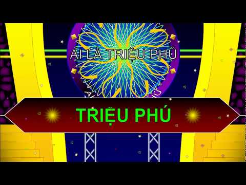 Slide trình chiếu game show "Ai Là Triệu Phú" (Who Wants To Be A Millionaire)