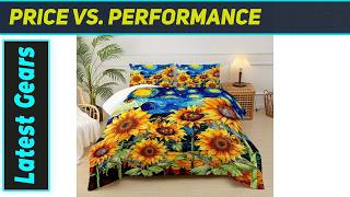 Amazing Yellow Sunflower and Butterfly Comforter Set King: Bedroom Transformation!
