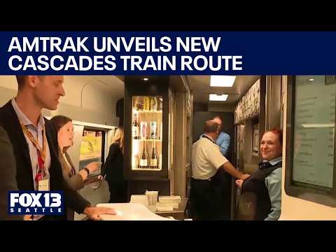 Amtrak unveils new Cascades train route | FOX 13 Seattle