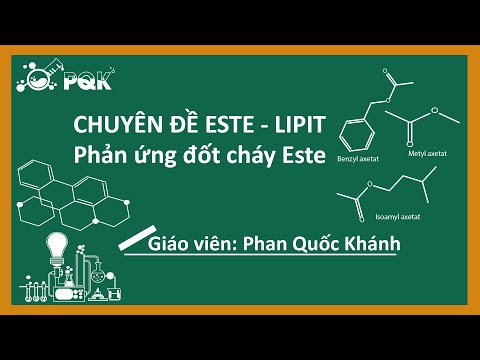 Video THẦY PHAN QUỐC KHÁNH | ESTE - LIPIT| PHẢN ỨNG ĐỐT CHÁY... - youtube