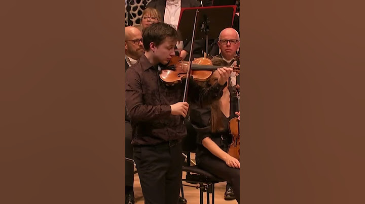 When the orchestra is in tears during your encore... #classicalmusic #violin #bach